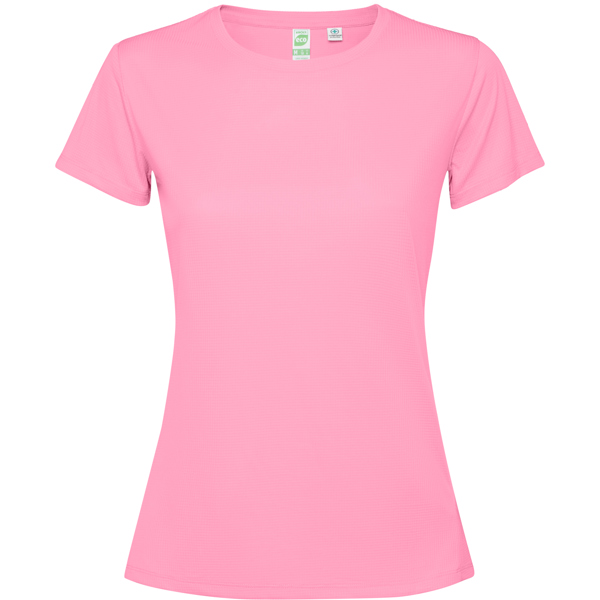Camiseta técnica manga corta entallada transpirable ESTORIL WOMAN cuello redondo