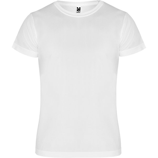 Camiseta técnica de manga corta CAMIMERA cuello redondo (BLANCO)