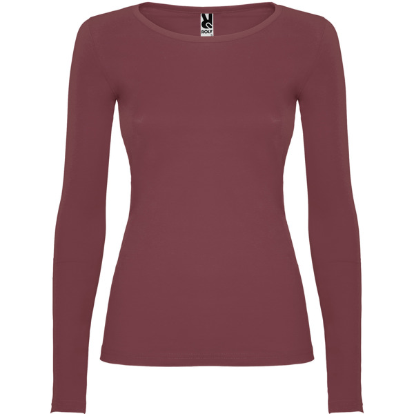 Camiseta de manga larga entallada en cintura EXTREME WOMAN cuello redondo