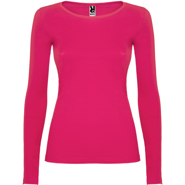 Camiseta de manga larga entallada en cintura EXTREME WOMAN cuello redondo