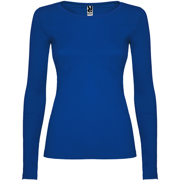 Camiseta de manga larga entallada en cintura EXTREME WOMAN cuello redondo