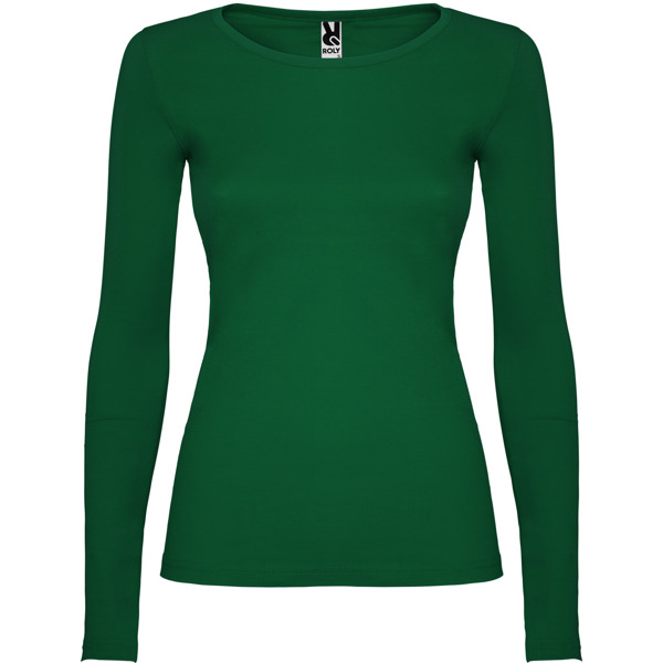 Camiseta de manga larga entallada en cintura EXTREME WOMAN cuello redondo