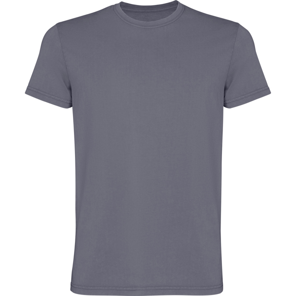 Camiseta man de manga corta en algodón peinado efecto lavado CORGI de algodón cuello redondo
