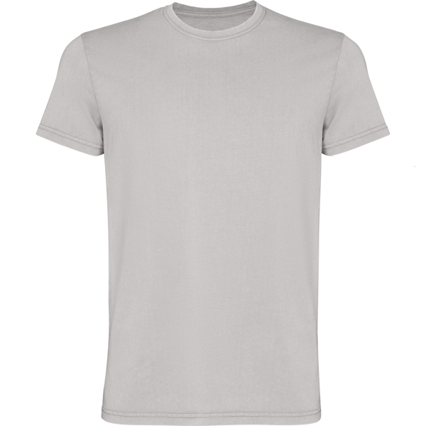 Camiseta man de manga corta en algodón peinado efecto lavado CORGI de algodón cuello redondo