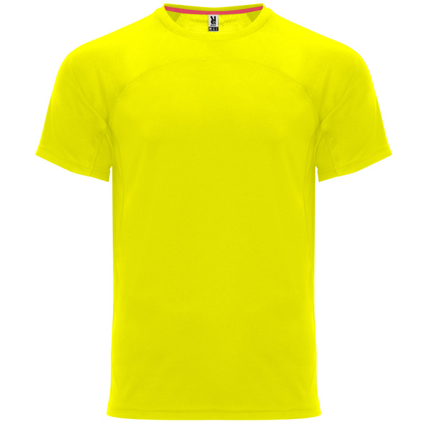 Camiseta técnica manga ranglán unisex transpirable MONACO cuello redondo