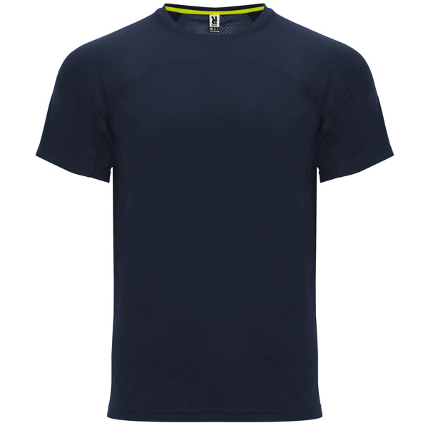 Camiseta técnica manga ranglán unisex transpirable MONACO cuello redondo