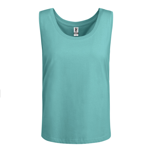 Camiseta de tirantes ancho de corte holgado NARA cuello redondo