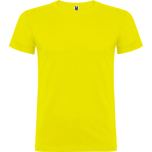 Camiseta de manga corta tubular en tallas de adulto y costuras laterales en tallas de niño BEAGLE cuello redondo