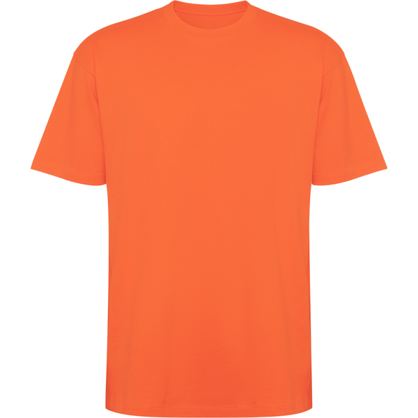 Camiseta gruesa de manga corta oversize BULL cuello redondo