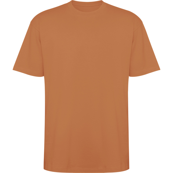 Camiseta gruesa de manga corta oversize BULL cuello redondo