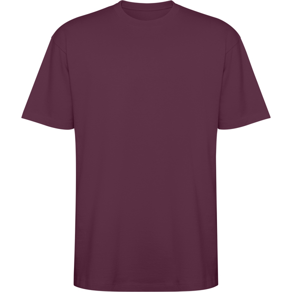 Camiseta gruesa de manga corta oversize BULL cuello redondo