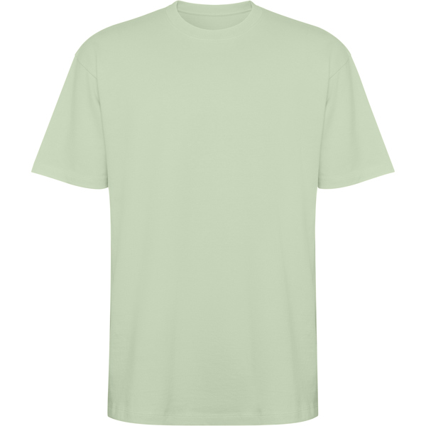 Camiseta gruesa de manga corta oversize BULL cuello redondo