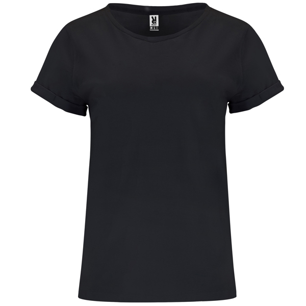 Camiseta de manga corta ligeramente entallada en cintura CIES cuello redondo