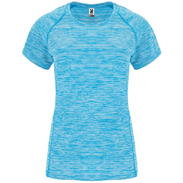Camiseta técnica manga ranglán entallada transpirable AUSTIN WOMAN cuello redondo