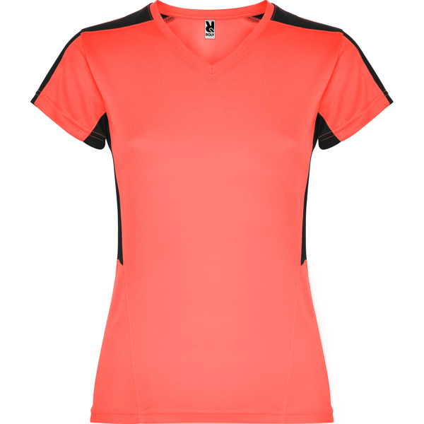Camiseta técnica de manga corta para mujer SUZUKA de poliéster transpirable