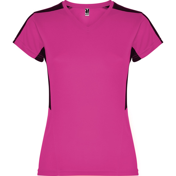 Camiseta técnica de manga corta para mujer SUZUKA de poliéster transpirable