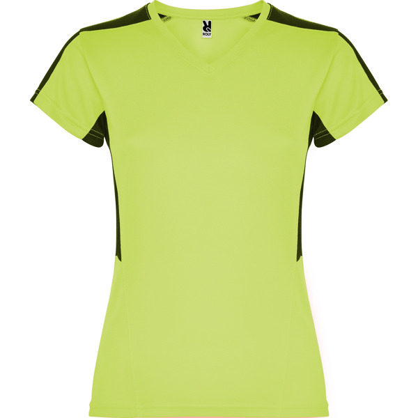 Camiseta técnica de manga corta para mujer SUZUKA de poliéster transpirable