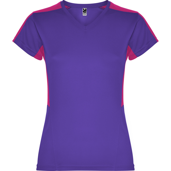 Camiseta técnica de manga corta para mujer SUZUKA de poliéster transpirable