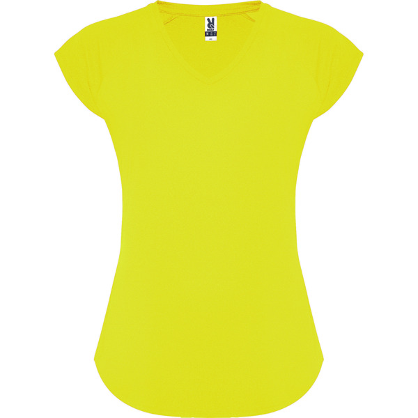 Camiseta técnica manga ranglán ligeramente entallada transpirable y elástica AVUS