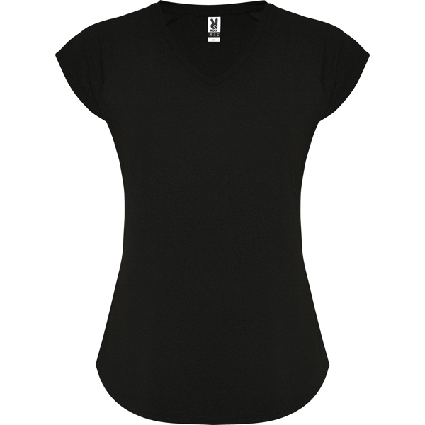 Camiseta técnica manga ranglán ligeramente entallada transpirable y elástica AVUS