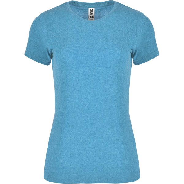 Camiseta de manga corta ligeramente entallada en cintura FOX WOMAN cuello redondo