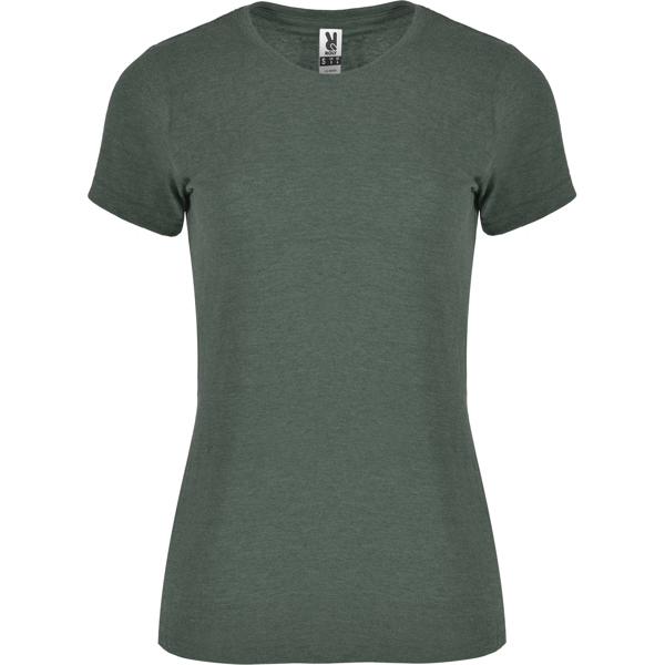 Camiseta de manga corta ligeramente entallada en cintura FOX WOMAN cuello redondo