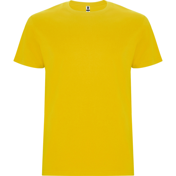 Camiseta de manga corta tubular en tallas de adulto y costuras laterales en tallas de niño STAFFORD cuello redondo