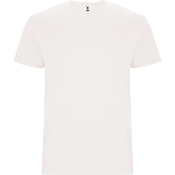 Camiseta de manga corta tubular en tallas de adulto y costuras laterales en tallas de niño STAFFORD cuello redondo