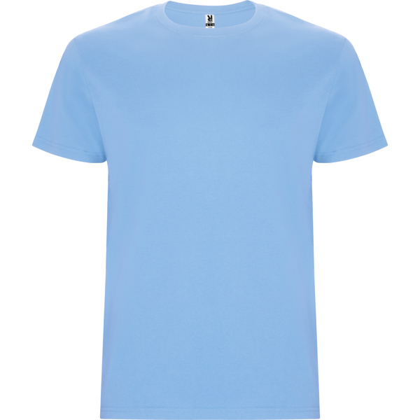 Camiseta de manga corta tubular en tallas de adulto y costuras laterales en tallas de niño STAFFORD cuello redondo
