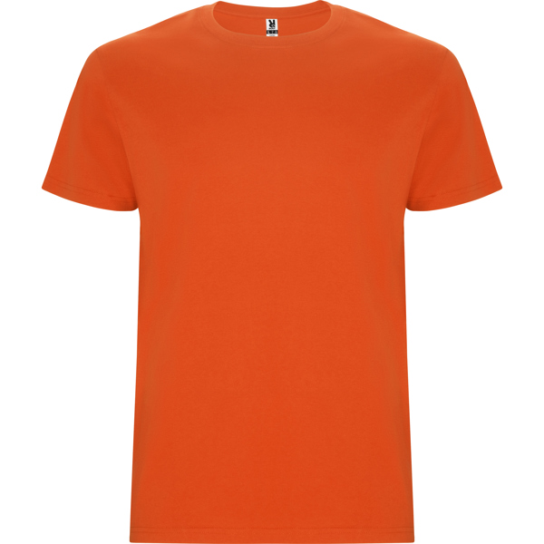 Camiseta de manga corta tubular en tallas de adulto y costuras laterales en tallas de niño STAFFORD cuello redondo