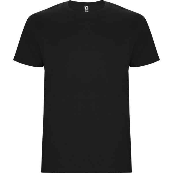 Camiseta de manga corta tubular en tallas de adulto y costuras laterales en tallas de niño STAFFORD cuello redondo
