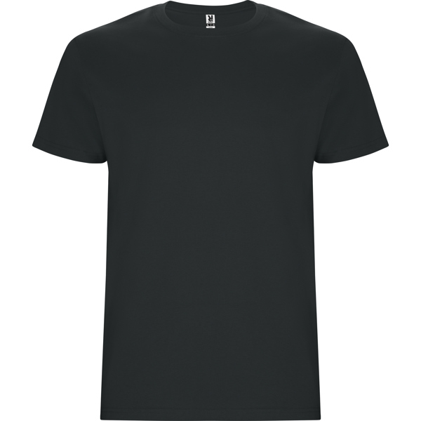 Camiseta de manga corta tubular en tallas de adulto y costuras laterales en tallas de niño STAFFORD cuello redondo