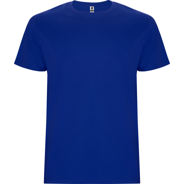 Camiseta de manga corta tubular en tallas de adulto y costuras laterales en tallas de niño STAFFORD cuello redondo