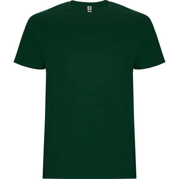 Camiseta de manga corta tubular en tallas de adulto y costuras laterales en tallas de niño STAFFORD cuello redondo