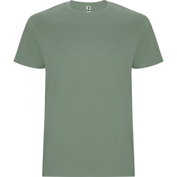 Camiseta de manga corta tubular en tallas de adulto y costuras laterales en tallas de niño STAFFORD cuello redondo