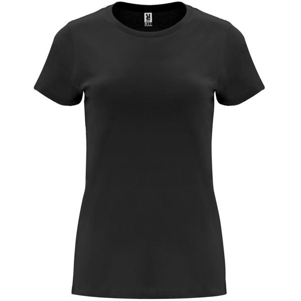 Camiseta de manga corta entallada en cintura CAPRI cuello redondo
