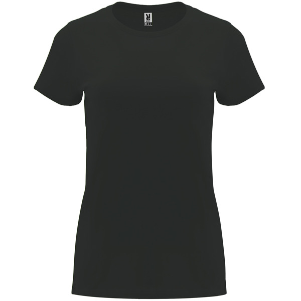 Camiseta de manga corta entallada en cintura CAPRI cuello redondo