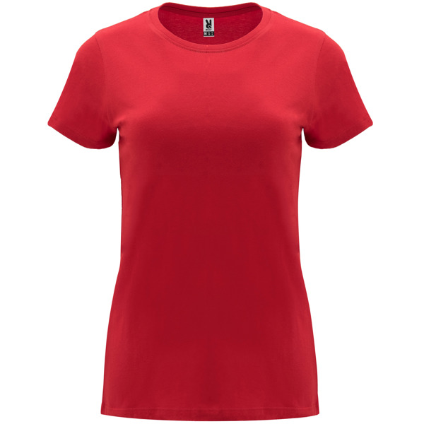 Camiseta de manga corta entallada en cintura CAPRI cuello redondo