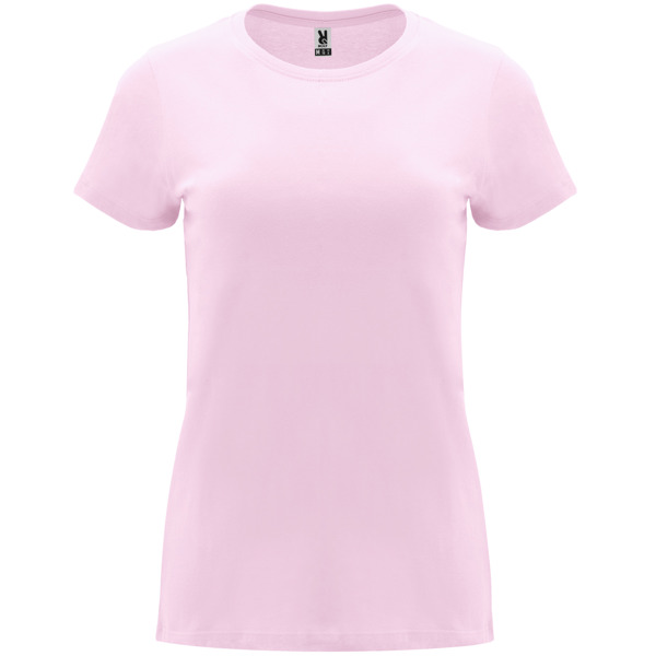 Camiseta de manga corta entallada en cintura CAPRI cuello redondo