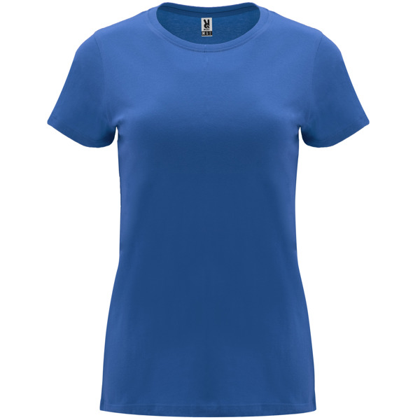 Camiseta de manga corta entallada en cintura CAPRI cuello redondo