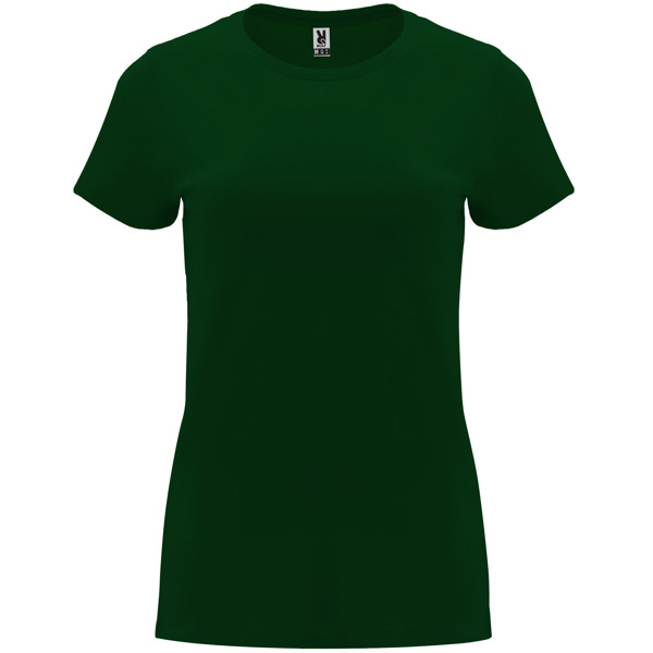 Camiseta de manga corta entallada en cintura CAPRI cuello redondo