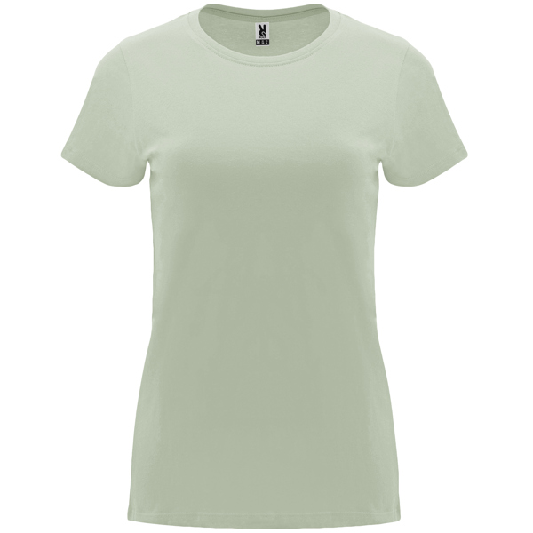 Camiseta de manga corta entallada en cintura CAPRI cuello redondo