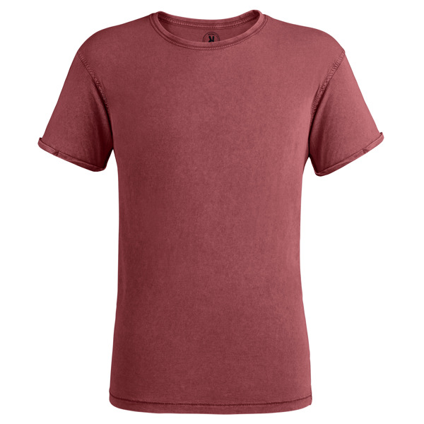 Camiseta de manga corta HUSKY de algodón cuello redondo