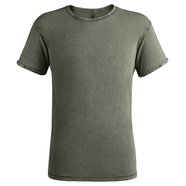 Camiseta de manga corta HUSKY de algodón cuello redondo