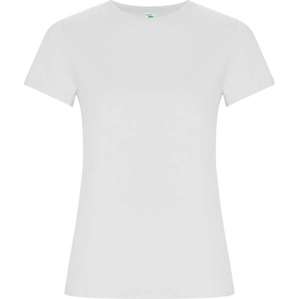 Camiseta de manga corta GOLDEN WOMAN de algodón cuello redondo