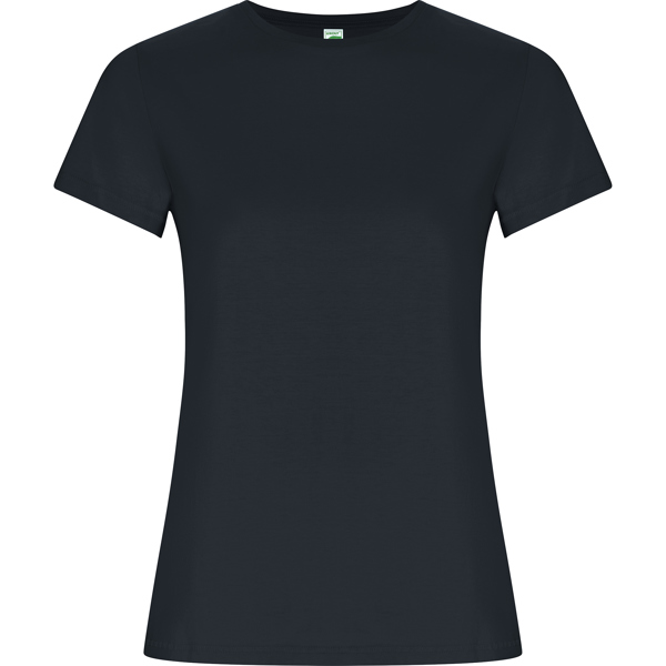 Camiseta de manga corta GOLDEN WOMAN de algodón cuello redondo