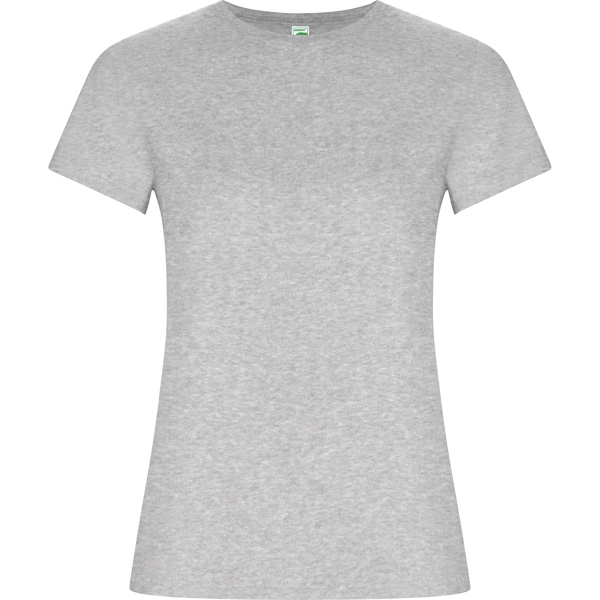 Camiseta de manga corta GOLDEN WOMAN de algodón cuello redondo