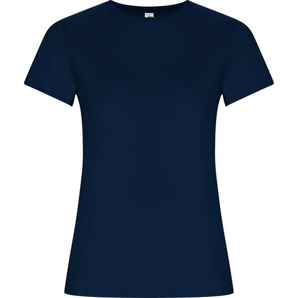 Camiseta de manga corta GOLDEN WOMAN de algodón cuello redondo