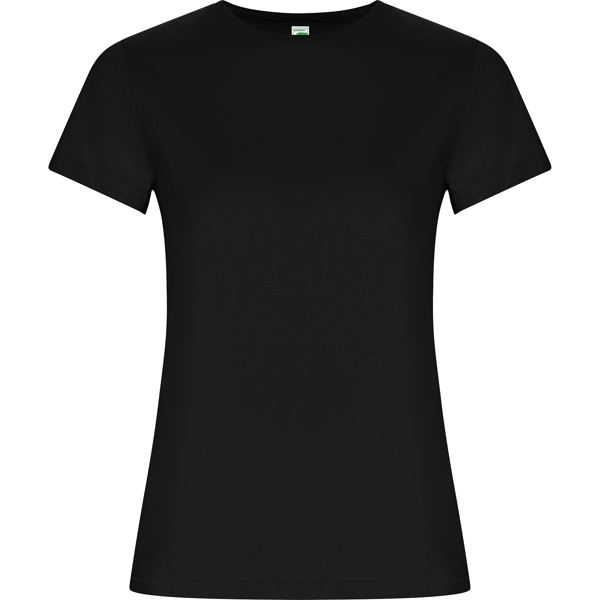 Camiseta de manga corta GOLDEN WOMAN de algodón cuello redondo