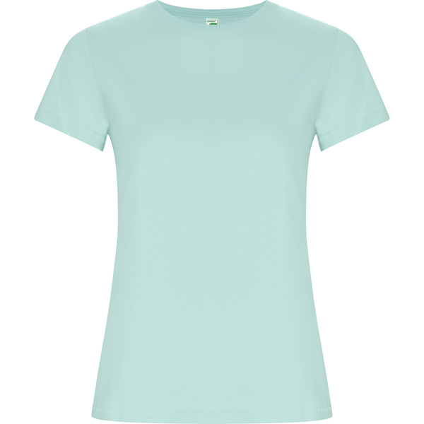 Camiseta de manga corta GOLDEN WOMAN de algodón cuello redondo